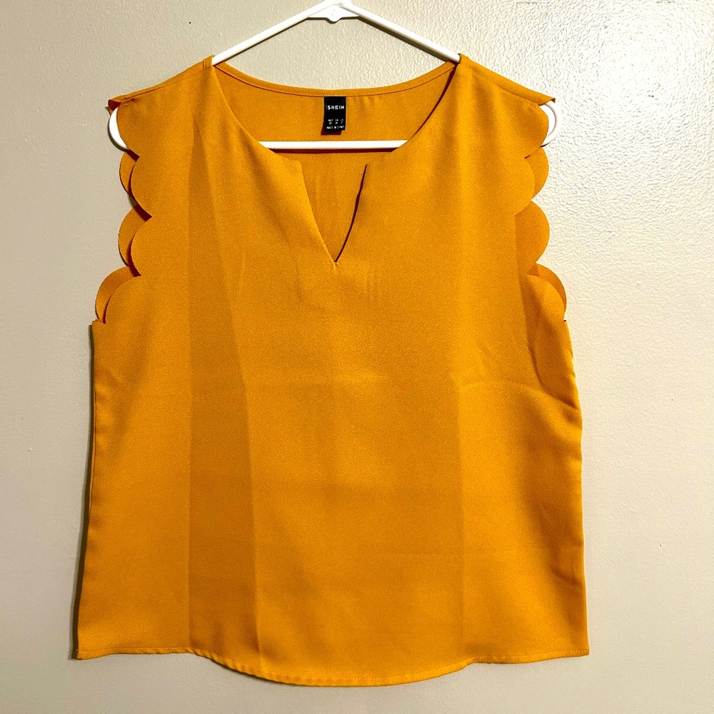 Mustard Classy Tank Top, NWOT